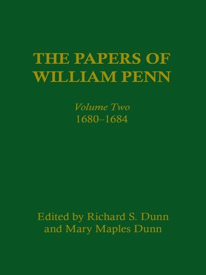 cover image of The Papers of William Penn, Volume 2